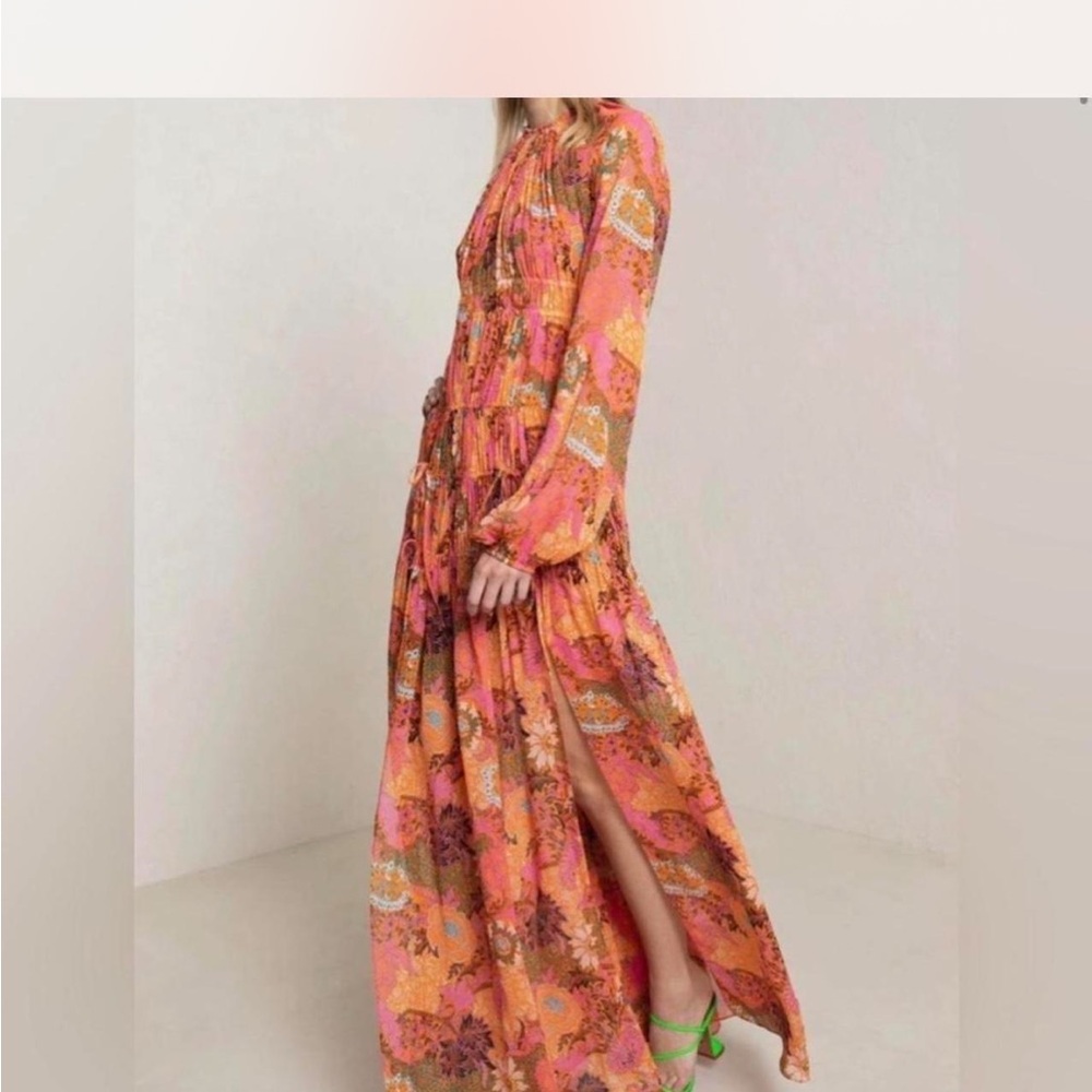 Floral Pink Maxi Dress